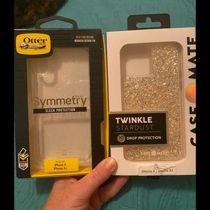 Two New iPhone X/Xs Glitter Cases